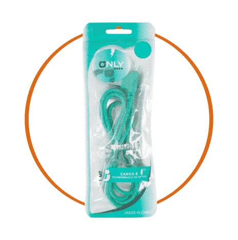 cable usb only tipo c verde