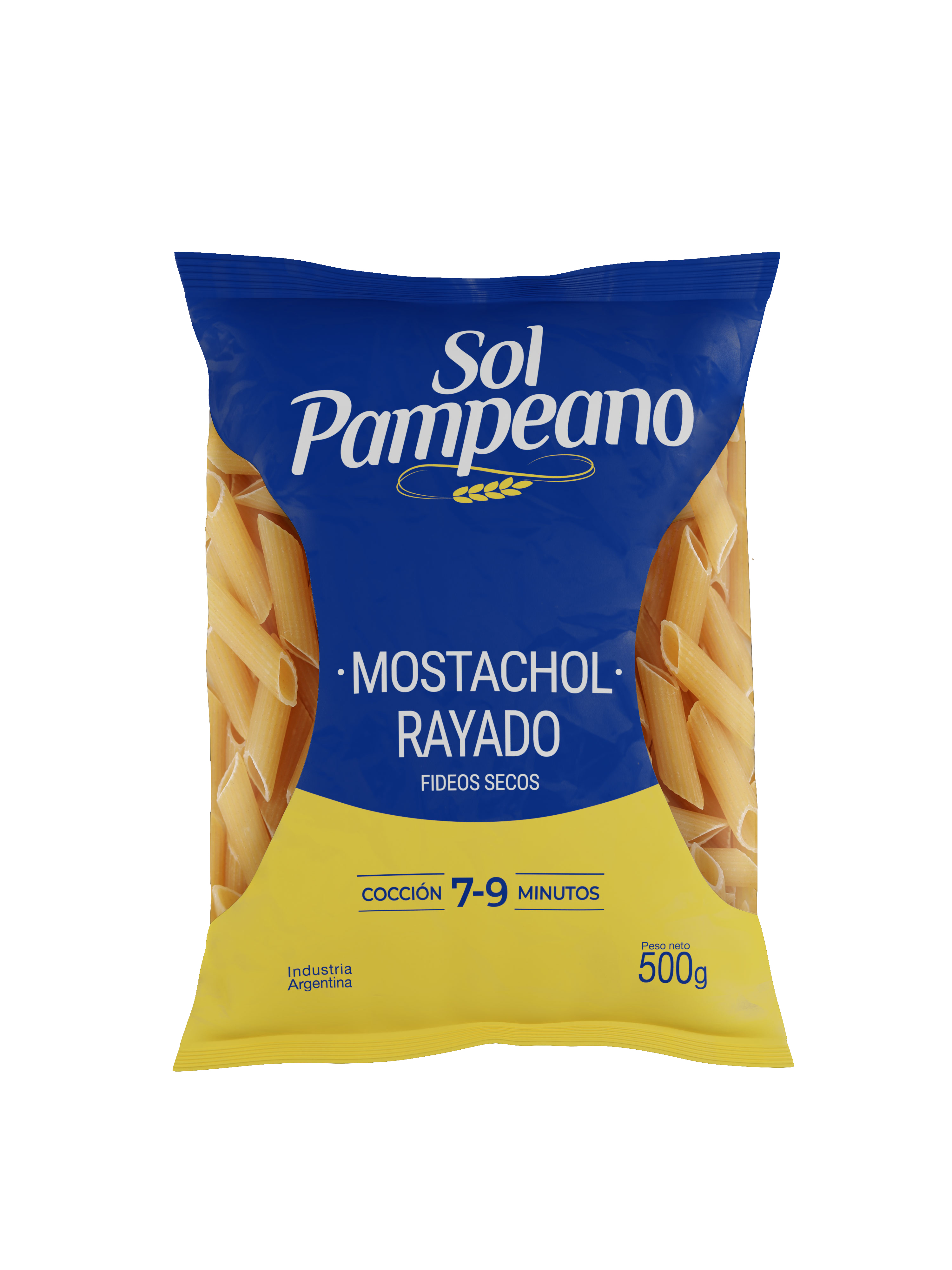 FIDEOS MOSTACHOL RAYADO SOL PAMPEANO x 500 gr