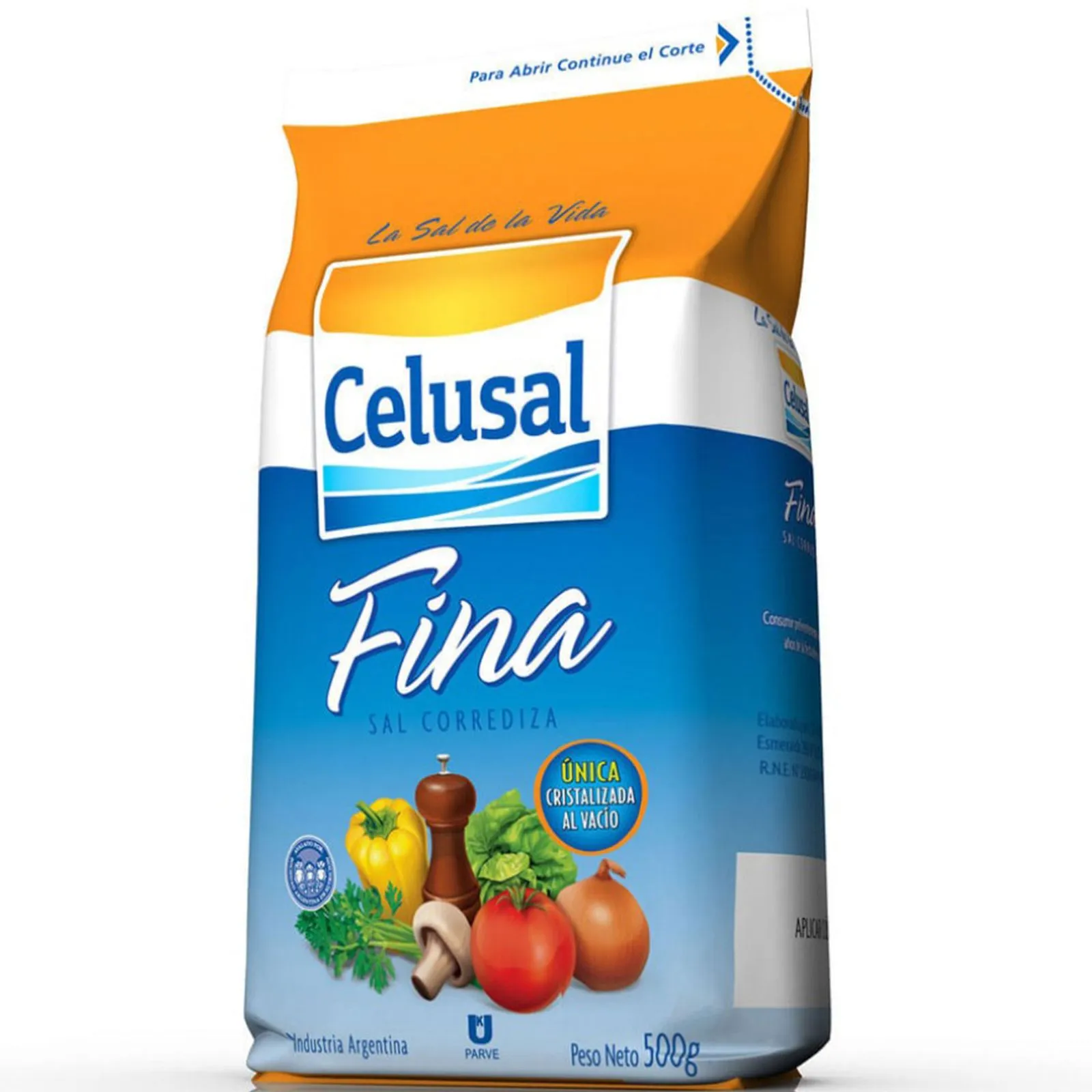Sal fina Celusal paquete 500 g.