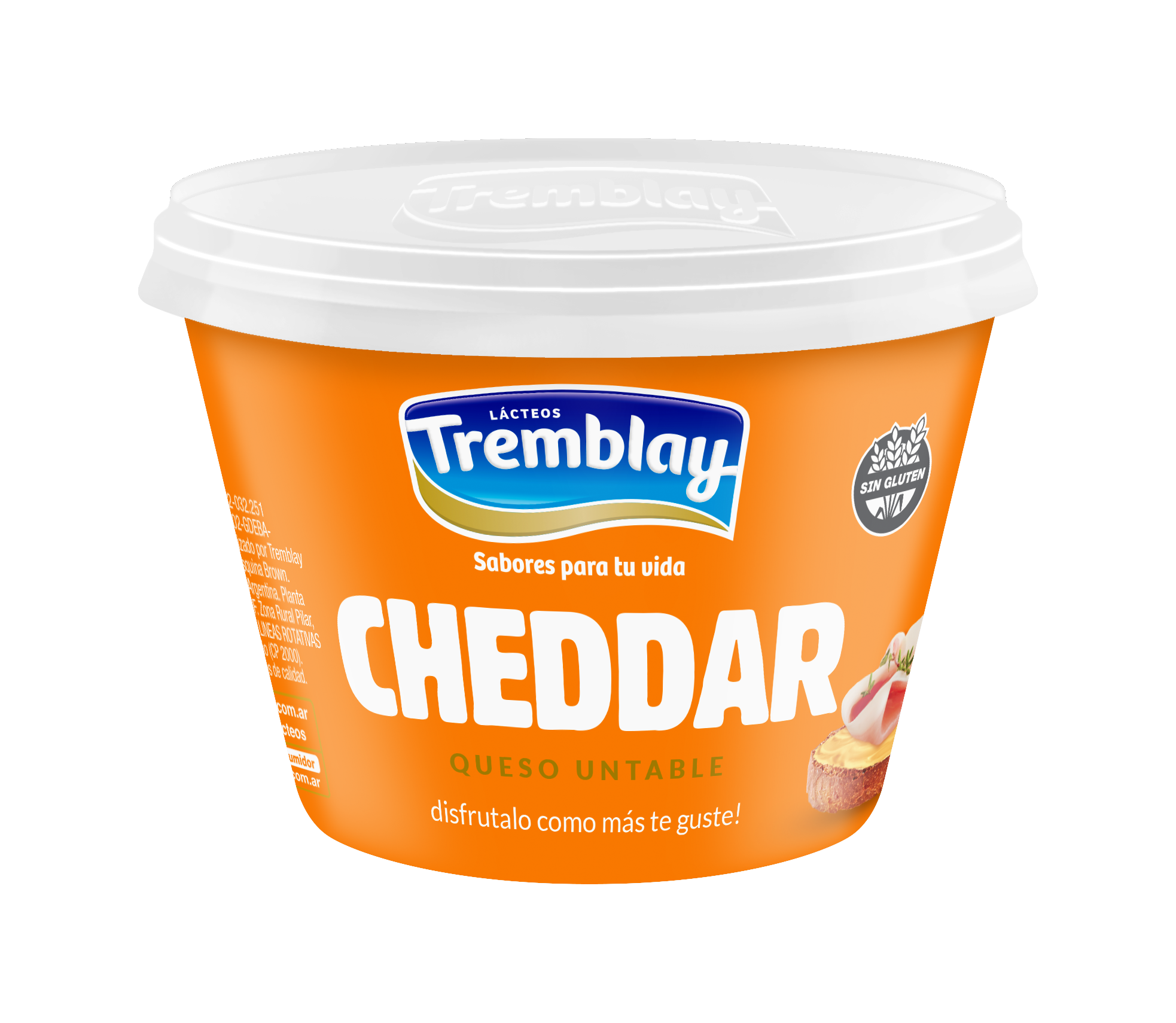 Untable cheddar  x 180 gr. Tremblay