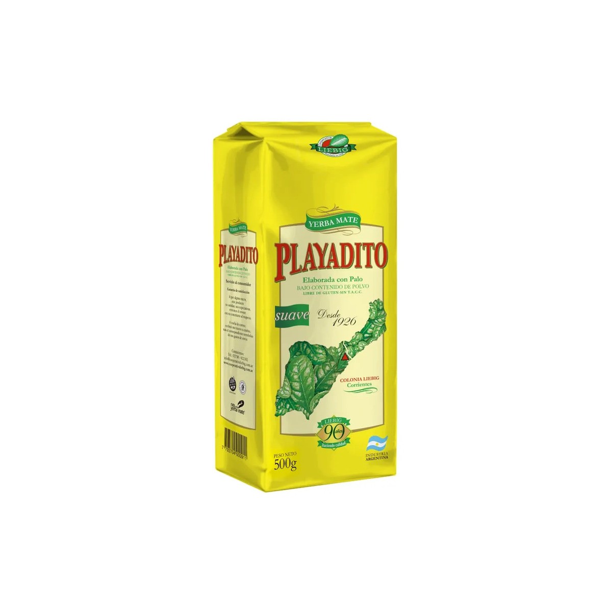 YERBA PLAYADITO SUAVE 500G
